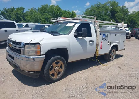 2011 Chevrolet Silverado 2500Hd Work Truck из США, поврежденный, VIN 1GB0KVCG2BZ450820